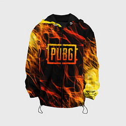 Куртка с капюшоном детская PUBG, цвет: 3D-черный