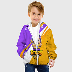 Куртка с капюшоном детская BRAWL STARS BEA, цвет: 3D-белый — фото 2