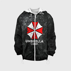 Куртка с капюшоном детская UMBRELLA CORP, цвет: 3D-белый