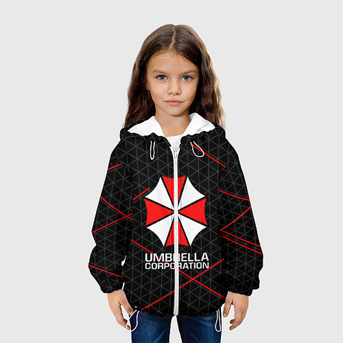 Детская куртка UMBRELLA CORP / 3D-Белый – фото 3