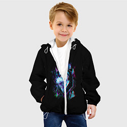 Куртка с капюшоном детская Wolf, цвет: 3D-белый — фото 2