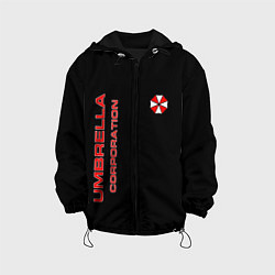 Куртка с капюшоном детская Umbrella Corporation, цвет: 3D-черный