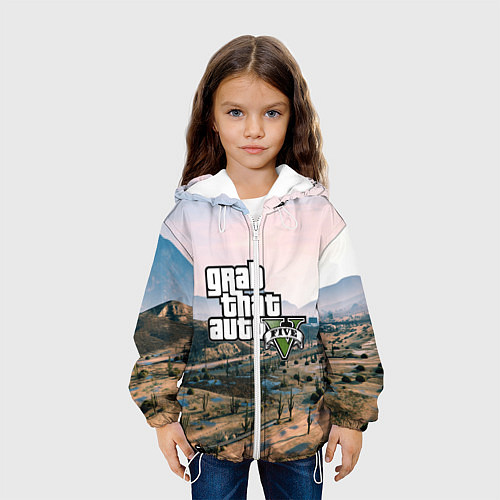 Детская куртка Grand Theft Auto 5 / 3D-Белый – фото 3