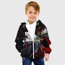 Куртка с капюшоном детская Grand Theft Auto V, цвет: 3D-белый — фото 2