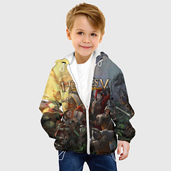 Куртка с капюшоном детская Heroes of Might and Magic, цвет: 3D-белый — фото 2