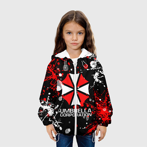 Детская куртка UMBRELLA CORPORATION / 3D-Белый – фото 3