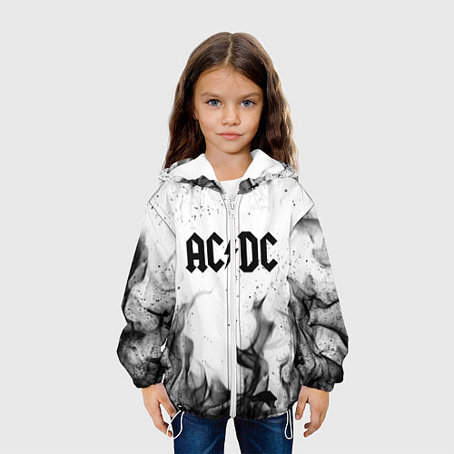 Детская куртка ACDC / 3D-Белый – фото 3