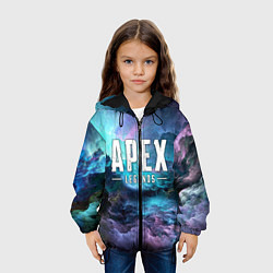 Куртка с капюшоном детская APEX LEGENDS, цвет: 3D-черный — фото 2