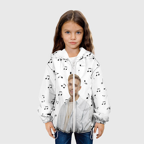 Детская куртка Егор Крид / 3D-Белый – фото 3