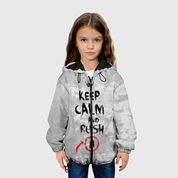 Куртка с капюшоном детская Rush B, цвет: 3D-черный — фото 2