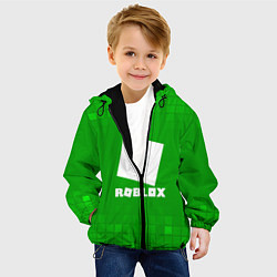 Куртка с капюшоном детская Roblox, цвет: 3D-черный — фото 2