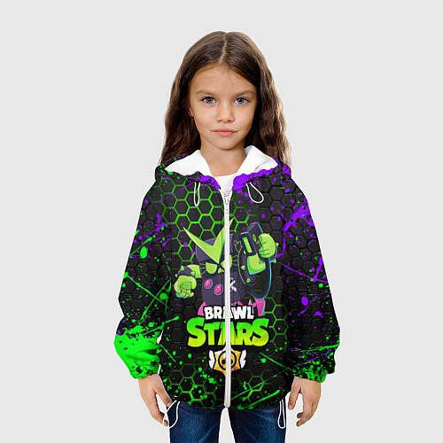 Детская куртка BRAWL STARS VIRUS 8-BIT / 3D-Белый – фото 3