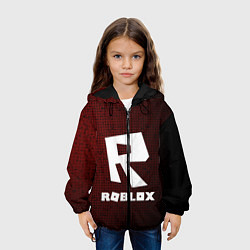 Куртка с капюшоном детская Roblox, цвет: 3D-черный — фото 2