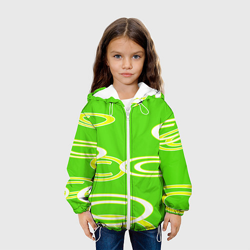Детская куртка Текстура / 3D-Белый – фото 3