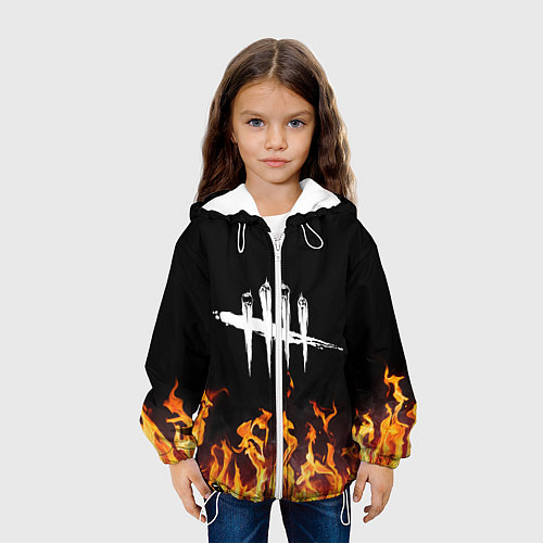 Детская куртка DEAD BY DAYLIGHT / 3D-Белый – фото 3