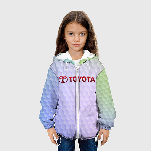 Детская куртка TOYOTA / 3D-Белый – фото 3