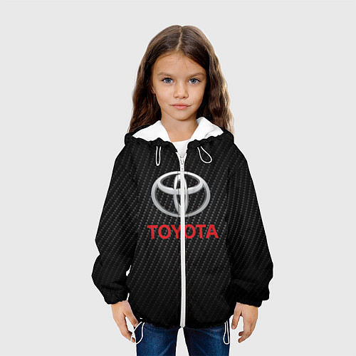 Детская куртка TOYOTA / 3D-Белый – фото 3
