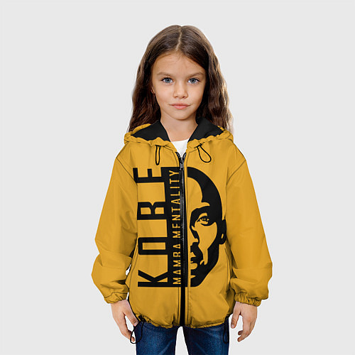 Детская куртка Kobe Mamba mentality / 3D-Черный – фото 3