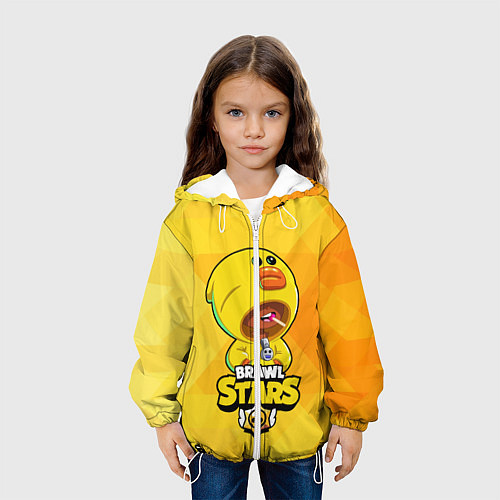 Детская куртка Brawl Stars SALLY LEON / 3D-Белый – фото 3