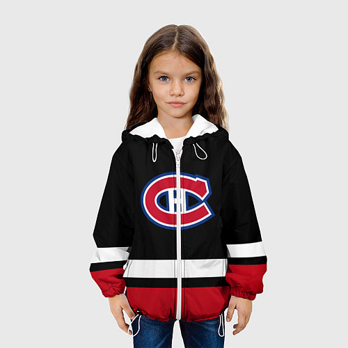 Детская куртка Монреаль Канадиенс / 3D-Белый – фото 3