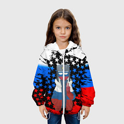 Куртка с капюшоном детская CountryHumans, цвет: 3D-белый — фото 2
