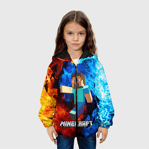Детская куртка MINECRAFT / 3D-Черный – фото 3