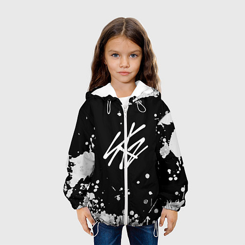 Детская куртка Stray Kids / 3D-Белый – фото 3