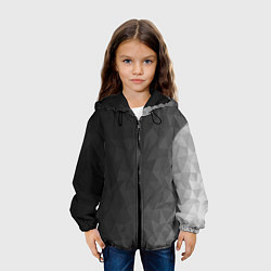 Куртка с капюшоном детская Dark abstraction, цвет: 3D-черный — фото 2