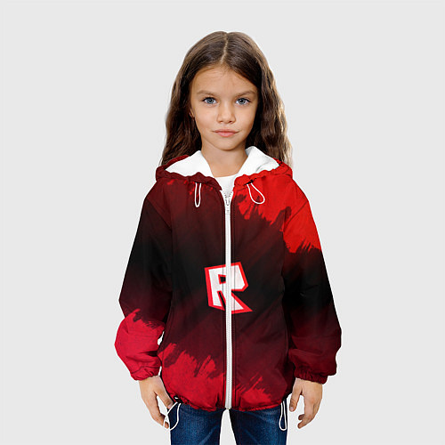 Детская куртка Roblox / 3D-Белый – фото 3