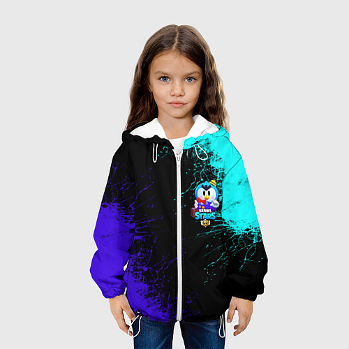 Детская куртка Brawl stars MRP / 3D-Белый – фото 3
