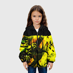Куртка с капюшоном детская BIOHAZARD, цвет: 3D-черный — фото 2