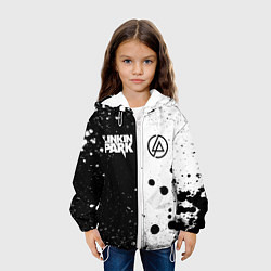 Куртка с капюшоном детская LINKIN PARK, цвет: 3D-белый — фото 2