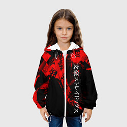 Куртка с капюшоном детская Bungou Stray Dogs, цвет: 3D-белый — фото 2