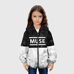 Куртка с капюшоном детская Muse, цвет: 3D-черный — фото 2