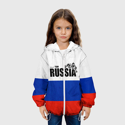 Детская куртка Russia / 3D-Белый – фото 3