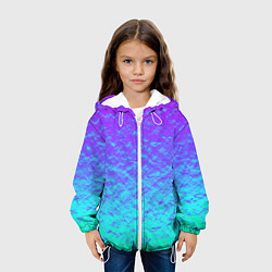 Куртка с капюшоном детская ПЕРЛАМУТР, цвет: 3D-белый — фото 2