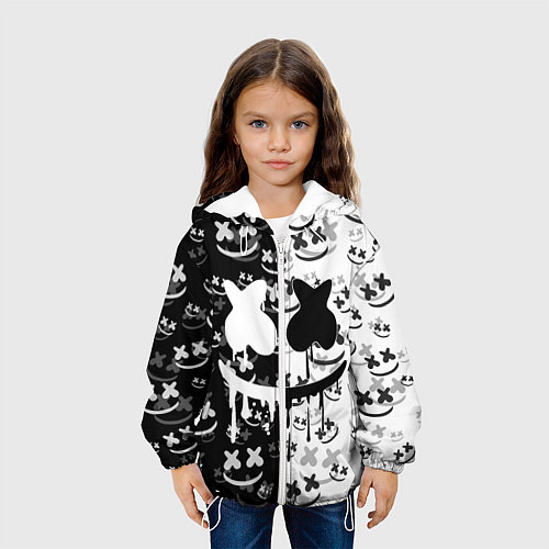 Детская куртка Fortnite & Marshmello / 3D-Белый – фото 3