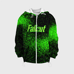 Куртка с капюшоном детская FALLOUT, цвет: 3D-белый
