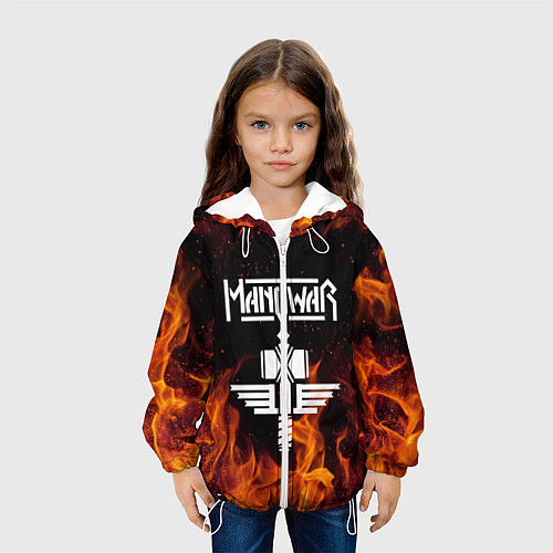 Детская куртка Manowar / 3D-Белый – фото 3