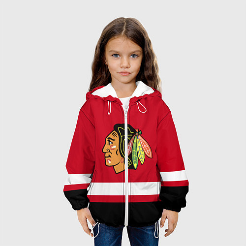 Детская куртка Chicago Blackhawks / 3D-Белый – фото 3