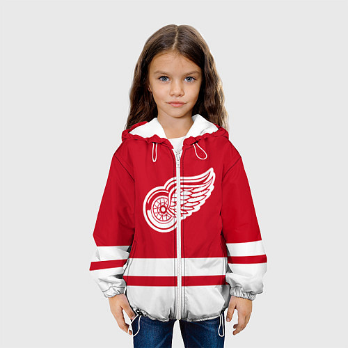 Детская куртка Детройт Ред Уингз / 3D-Белый – фото 3