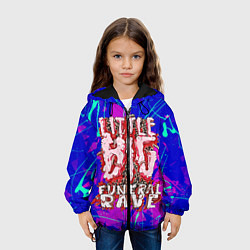 Куртка с капюшоном детская Little Big: Rave, цвет: 3D-черный — фото 2