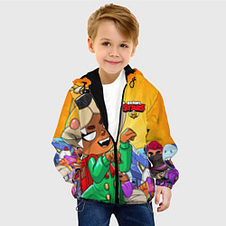 Куртка с капюшоном детская BRAWL STARS NITA, цвет: 3D-черный — фото 2