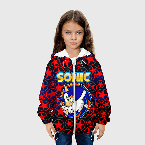 Детская куртка Sonic / 3D-Белый – фото 3