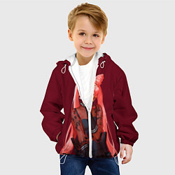 Куртка с капюшоном детская НОВАЯ СЕЙЛОР МУН, цвет: 3D-белый — фото 2