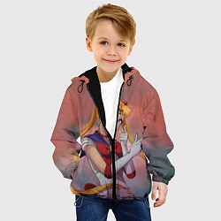 Куртка с капюшоном детская СЕЙЛОР МУН, цвет: 3D-черный — фото 2