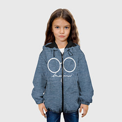 Куртка с капюшоном детская Imagine John Lennon, цвет: 3D-черный — фото 2