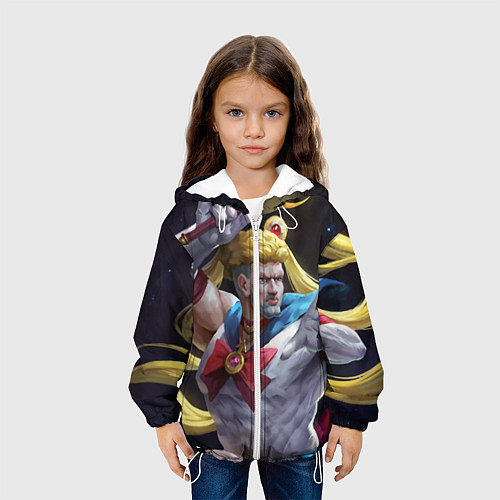 Детская куртка Сейлор Панч / 3D-Белый – фото 3