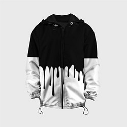 Куртка с капюшоном детская Drop, цвет: 3D-черный