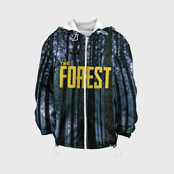 Куртка с капюшоном детская THE FOREST, цвет: 3D-белый